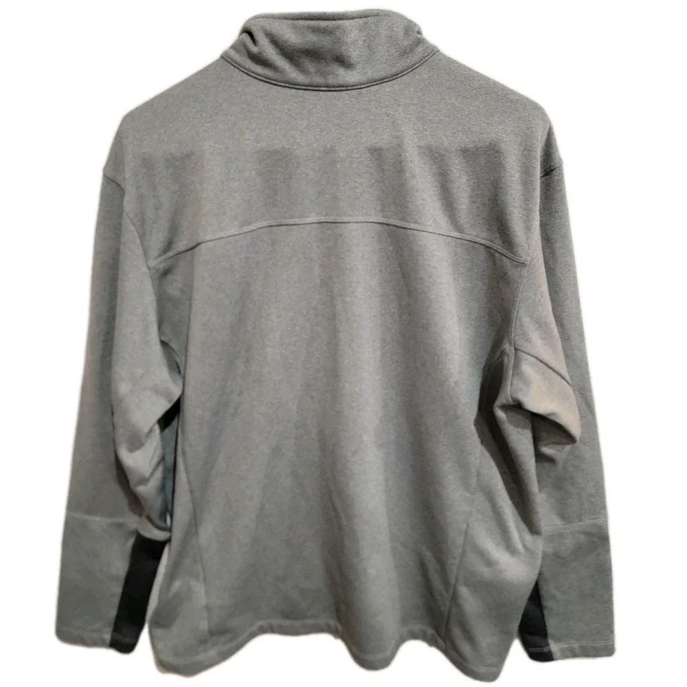 The North Face Mens XL Pullover Grey Heathered 1/4 Zip Tech Fleece‎ CY652 Jacket